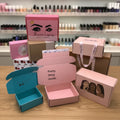 Manufacturer's Custom Printed Pink Corrugated Cardboard Mailer Gift Box UV for Cosmetic Garment Shipping Paper Packaging Boxes