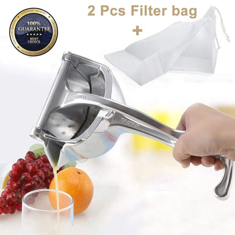 Manual Fruit Juicer Alloy Lemon Squeezer Citrus Press Heavy Duty Hand Press Fruit Juicer Detachable Lime Squeezer