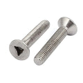 Stainless Steel 304/316 Anti-Theft Security Screw Pan Head ISO9001 Certified M1-M12 Sizes Inch & Metric Options