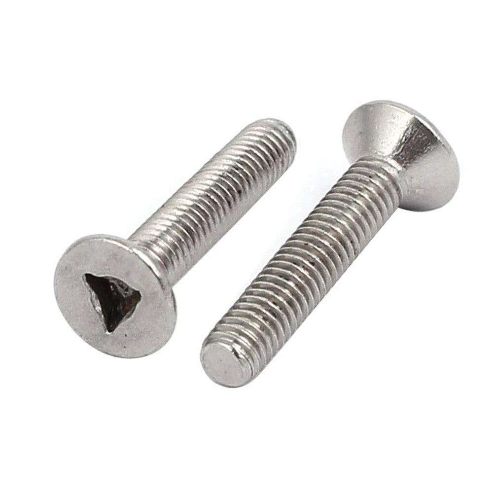 Stainless Steel 304/316 Anti-Theft Security Screw Pan Head ISO9001 Certified M1-M12 Sizes Inch & Metric Options