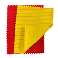 ALLESD 260G CVC Knitted Pique ESD Antistatic Fabric for ESD POLO Shirt RED YELLOW