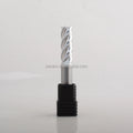 SLONS S100CU for Copper Alloy 4mm 4X4X50 4 Flutes square CNC Cutter Tungsten Solid Carbide End Mills