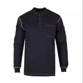 Wholesale 100% Cotton Workwear Lightweight Fire-Resistant Long Sleeves Shirt with Anti-Static Features