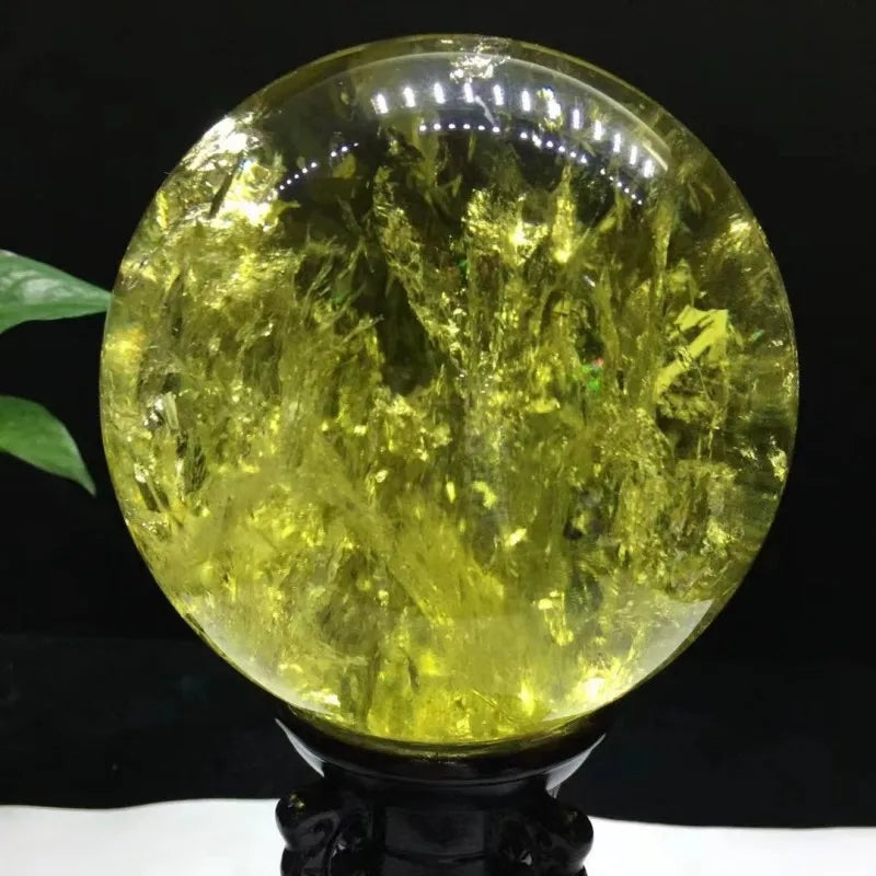 Wholesale Top Grade Natural Topaz Crystal Balls Spheres Quartz Citrine Ball Sphere for Decoration