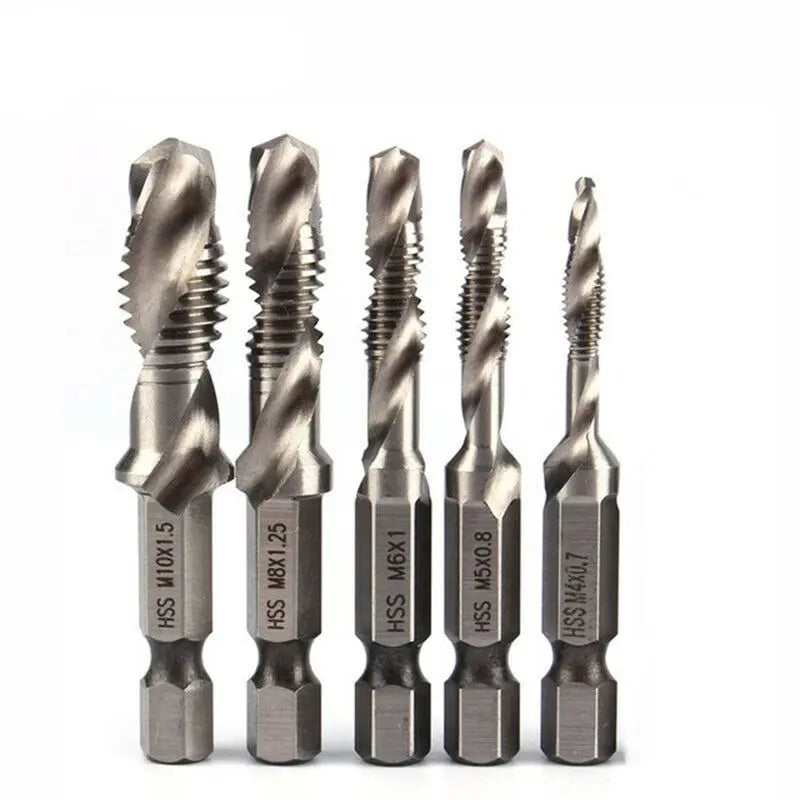 6 Pcs HSS 4341 Self Color Drill Bit