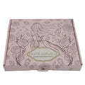 Laminated Corrugated pink Abaya Costume Packaging Dress Apparel Mailing Box Clothing Shipping Box for Packing Delivery