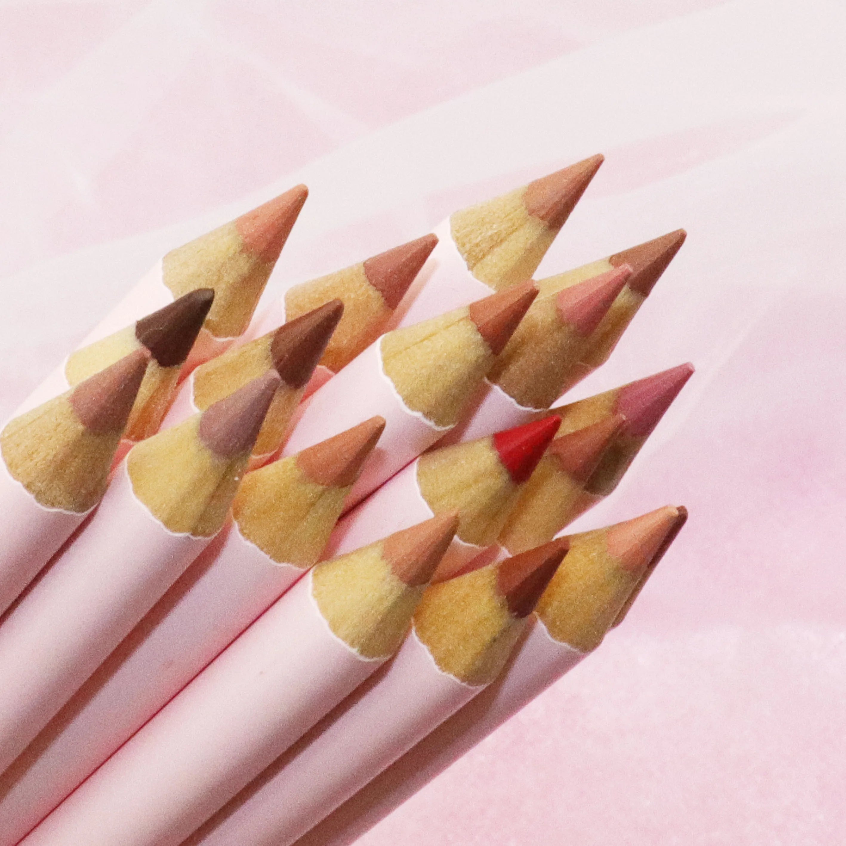 Private Label Lip Liner in Nude Dark Brown Pink Colors-Custom Mineral Makeup