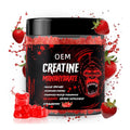 Creatine Monohydrate Gummies Sugar-Free Preworkout Herbal Supplements for Muscle Growth Strength & Energy Support