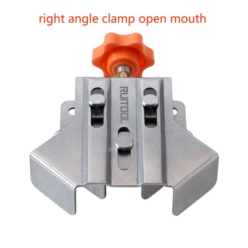 Diy Grade Stainless Steel 90 Degree Right Angle Clamp Splice Quick Woodworking Assembly Tool for Fixed Clip Frame Positioner