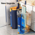 Homettler Mop and Bucket Set Magic Handle Eco-Friendly High Dehydration Rate Reusable Mop Pads for Dry/Wet Floor