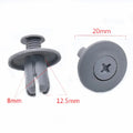 Universal Auto Plastic Fasteners Car Clips Trunk Screw Rivets Bumper Fender