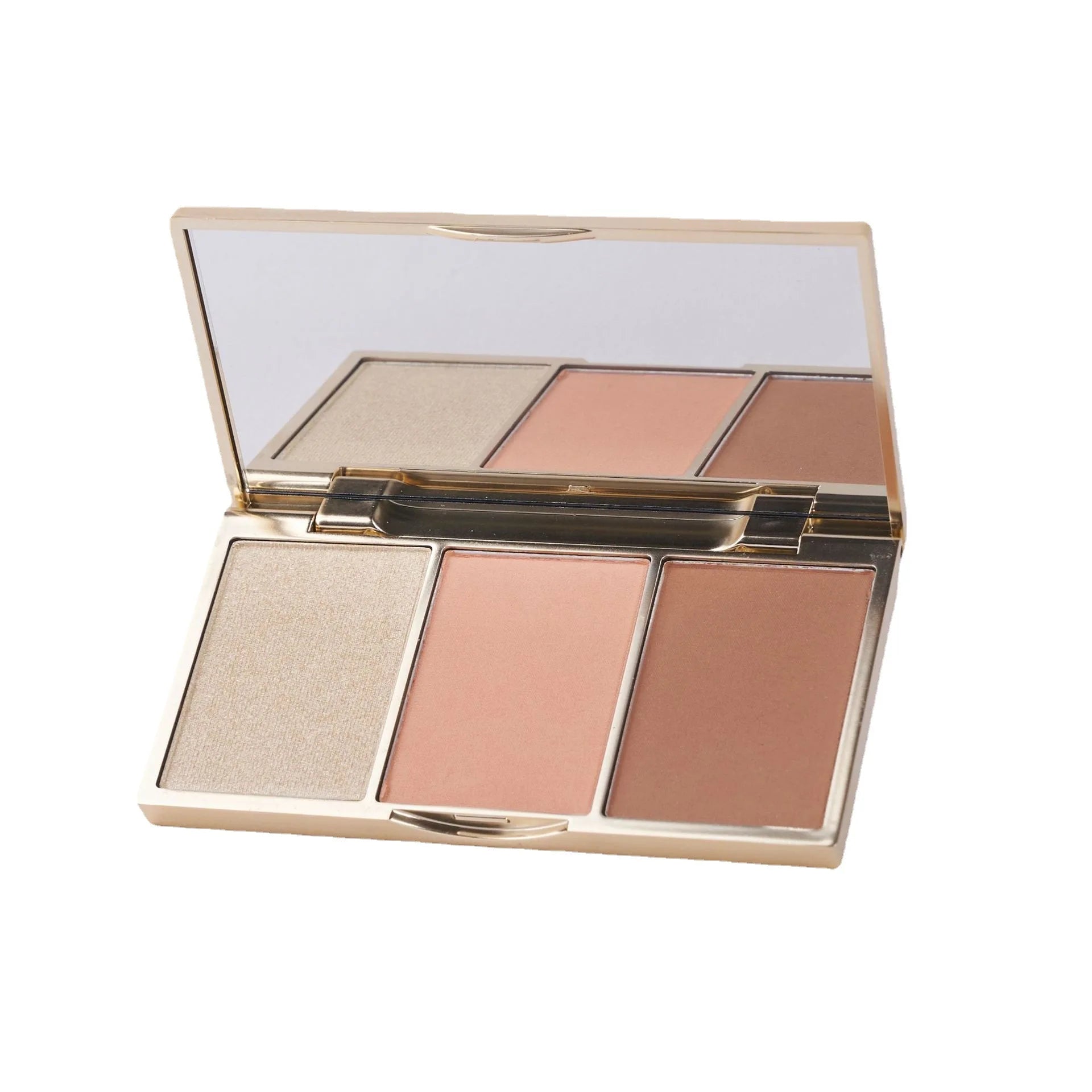 Private Label  Silky Smooth Custom Logo Private Label Pressed Powder Shimmer Highlighter Makeup Palette