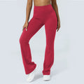 11 Colors New Curved Hip Lifting Tight Dance Wide Leg Pants High Waist Casual Flare Bottoms Fitness Sports Yoga Pants for Women
