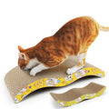Manufacturer Wholesale Cat Supplies M-type Corrugated Cat Scratcher 4CM Thick High-density Corrugated Cat Scratching Board