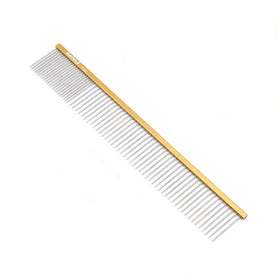 Baoli OEM Large Pet Dog Comb 40x245mm L 34g Pet Grooming Products Stainless Steel Pins Hair Remover Matting Dog Comb