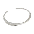 S925 Sterling Silver Adjustable Cuff Bracelet Individuality Gifts for Unisex