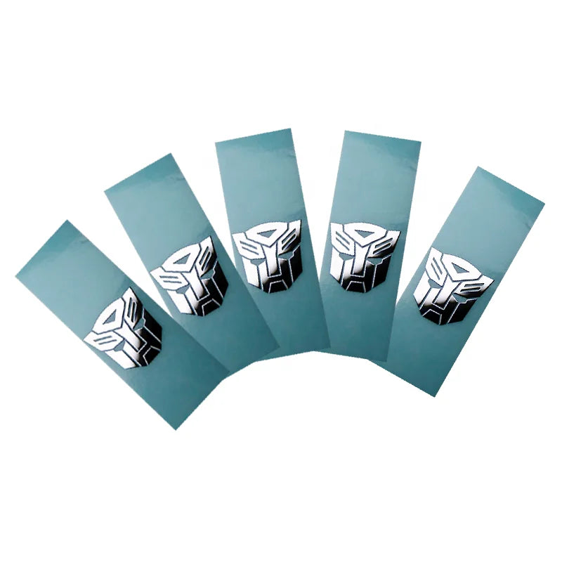 Electroform Nickel Sticker Metal logo Sticker