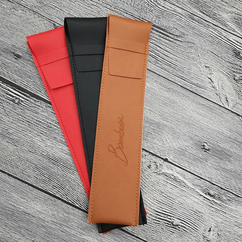 Factory Wholesale Custom logo PU Leather Pen Pouch MegaBDM