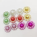 Double Layered Diamond Flower Shaped Tray With Diamond Nail Beads Bag Accessories Affordable DIY Accessories