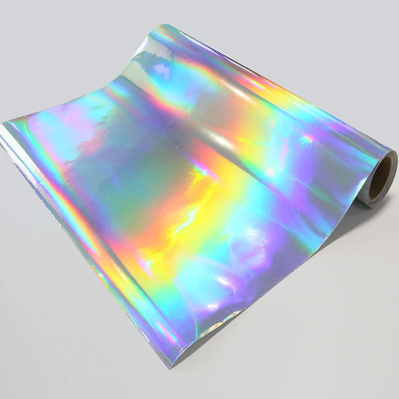 Holographic Chrome Laser Rainbow Eco Solvent Large Format Inkjet Printing Materials Label Decal Stickers PVC Self Adhesive Vinyl