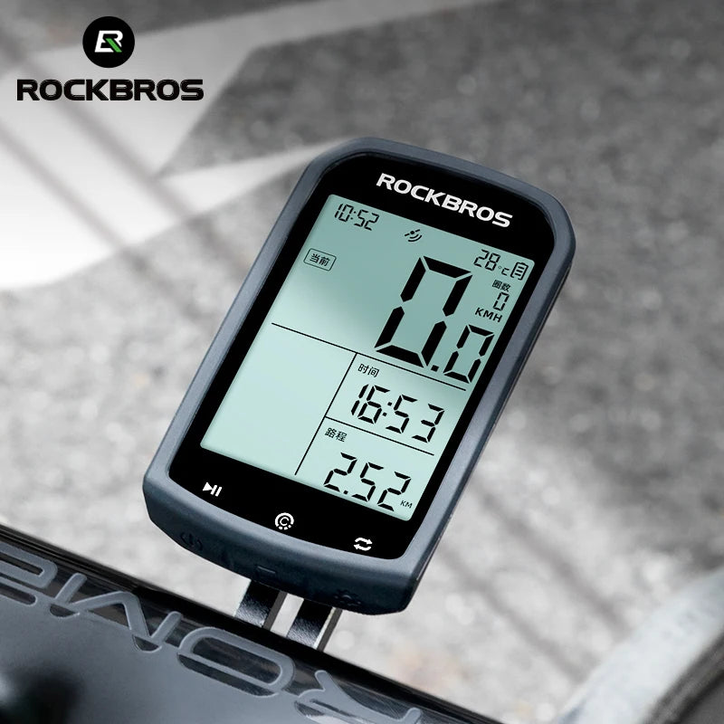 ROCKBROS High Quality Wireless Waterproof GPS Speedometer Bike Computer for Bicycle Riding