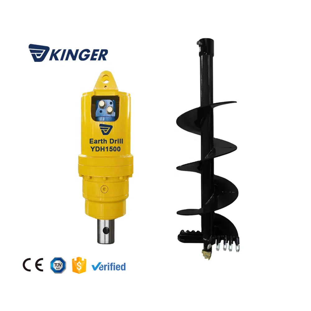Hydraulic Auger Drive Attachment Mini Excavator