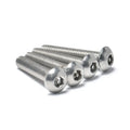 Stock Size Anti-theft SS304 Hex Driver Socket with Pin Button Head M5 M6 M8 Security Screw