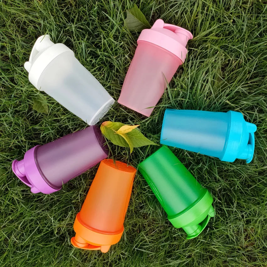 Sustainable Wood With Ball Shake Bottle Protein Shaker Black Gold Shake Bottle
