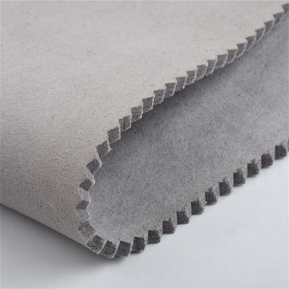 Fashion Microfiber Suede Fabric Thickened Extra PU Leather Material Waterproof for Bag Sofa Garment Use
