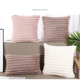 Faux Animal Fur Cushion Cover Pillow Cover Cushion/Faux Leather Pillow Cushion Covers