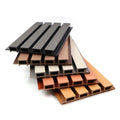 Wholesale Wood Plastic Composite (WPC) Wall Panels for Indoor/Outdoor Use Fluted Background Walls Cladding for Hotels and Parks