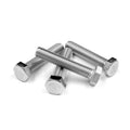 Weier Brand Customized Stainless 304 Carbon Steel M2-M12 Diameter Zinc Plated DIN 933 Flat Head Hexagon Head Cap Screws Bolts