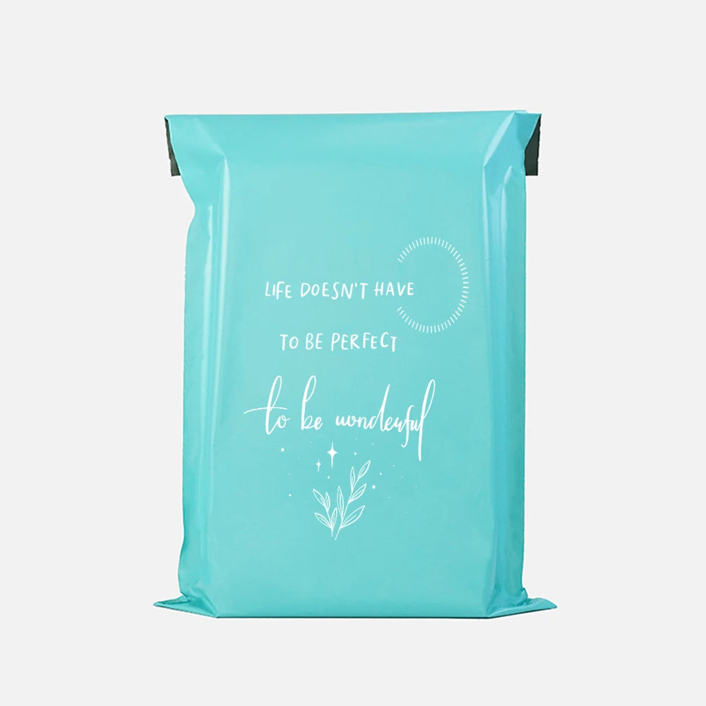 Factory Support Custom Eco Plain Poly Mailer Bag in Rolls Printed Envelope Flyer Post Bag  Courier Bags
