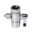 Divert Valve 1/4 3/8  8mm Tubing for Counter Top Water Filters Water Purifier System  Sink Faucet  Steel Adapter
