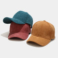 Structured Blank Corduroy Baseball Cap Women Men Autumn Winter Outdoor Fashion Sports Caps Hat with Custom Embroidery Logo