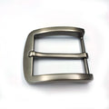 Wholesale Men's Inch and Half Gunmetal Brushed Zinc Alloy Belt Buckle for Clothing & Leather Pin Buckle