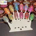 Metallic Shimmer Nail Art Powder Holographic Silver Mirror Chrome Nail Pigment Powder for Nail Art Gel Polish