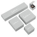 Luxury Grey Jewelry Gift Box Set Custom Paper Magnetic Folding Gift Jewelry Packaging Box With Magnetic Closure