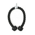 KWO Grip Trainer Barbell Deluxe Cable Attachment Home Black 2 Inch Gym Equipment Fitness Heavy Duty Red Pull Down Tricep Rope