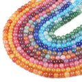 8mm Round Glass Beads for Jewelry Making Colorful Crystal Beads Glass Seed Bead for Jewelry and DIY Craft