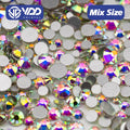 VDD 055 Crystal AB Mix Size SS6-SS20 High Quality Glass Rhinestones Crystal Flatback  Stones for Nail Art DIY Crafts Decorations