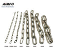 Anchor Chain Supplier Made From 8mm Stainless Steel 316/304 Polished Welded Load Safety Short Chain