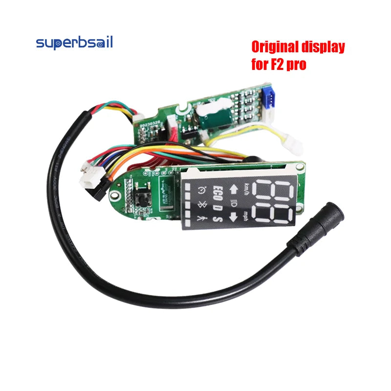 Superbsail 2024 Original Switch Panel Assembly for Ninebot F2 Pro Electric Scooter Dashboard Replacement Accessory Kick Scooters