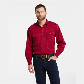 Men's Custom Long Sleeve Work Shirt OEM Service Available