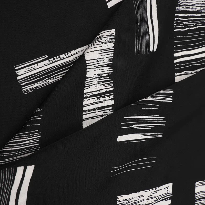 Factory Direct Sale New Fabric CEY Abstract Printing Fabric for Casual Wear Fabric