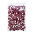 Qiao Amethyst Rose Bulk Rhinestone Crystal Pink Glass Rhinestone Flatback Nail Supply Rhinestone Decoration for Press on Nails