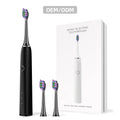 Or-Care Acoustic Wave Electric Toothbrush with Medium Bristles IPX7 Waterproof Home Use Personalized Design