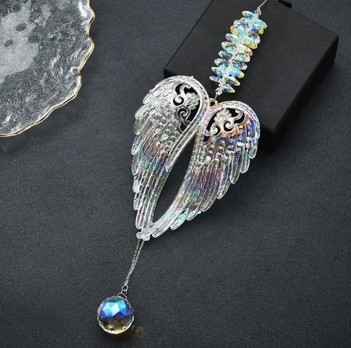 Angel's Wngs Sun Catcher Window Decoration Home Decorations Garden Crafts Wall Decor Sun Catcher