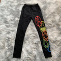 DENIMGUYS Screen Printing Customized Logo Organic French Terry Fleece Stack Mens Trackpants Chino Joggers Sweatpants