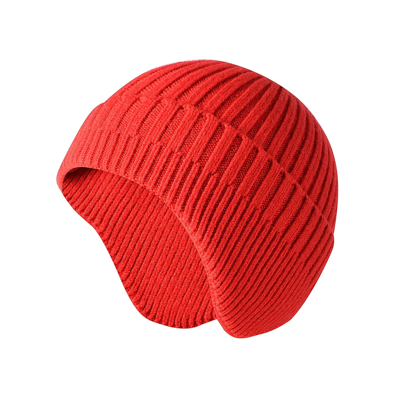 Stretchy Wool Knitted Bennit Adult Men and Women Bennit Winter Beanie Hat Can Cover Ears